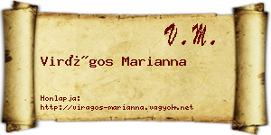 Virágos Marianna névjegykártya
