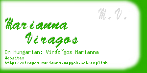 marianna viragos business card